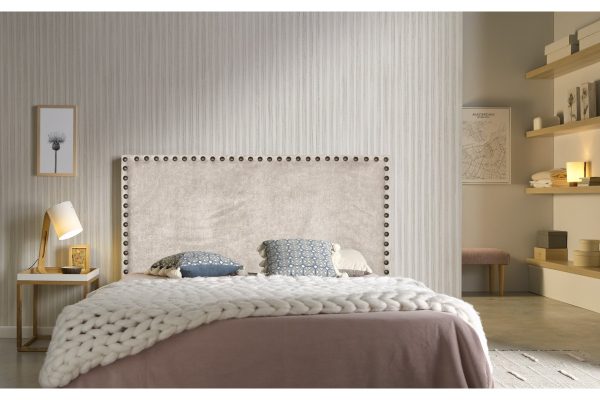 Cabecero personalizable All Medidas cabeceros Para cama de 150 cm Colores  tapizados Nido 5 beige